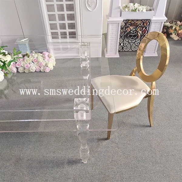 transparent dining table