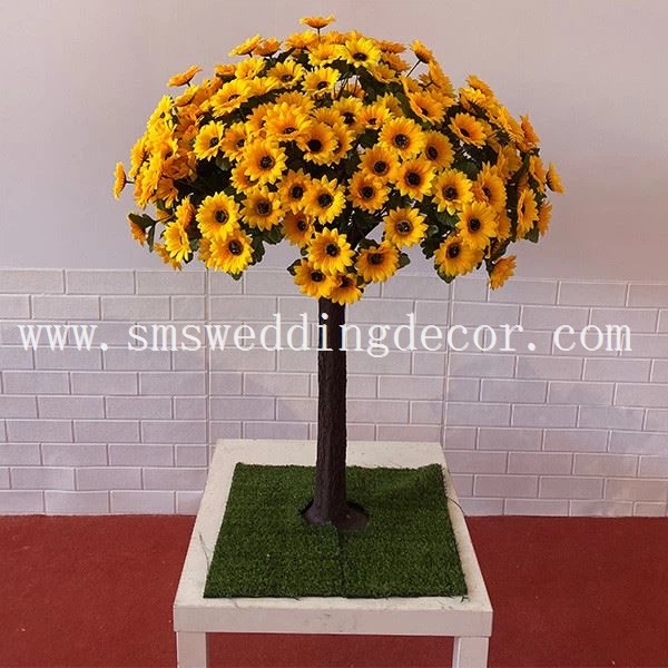 artificial flowers and trees