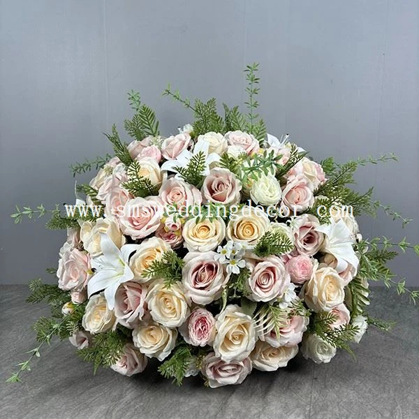 large flower ball centerpieces