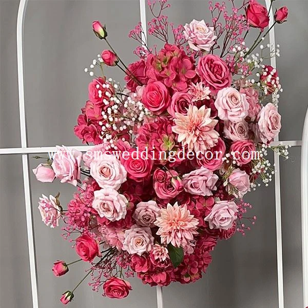 pink arch floral