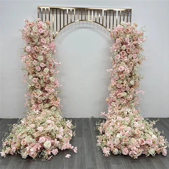 Ροζ Floral Συνθέσεις Γάμος